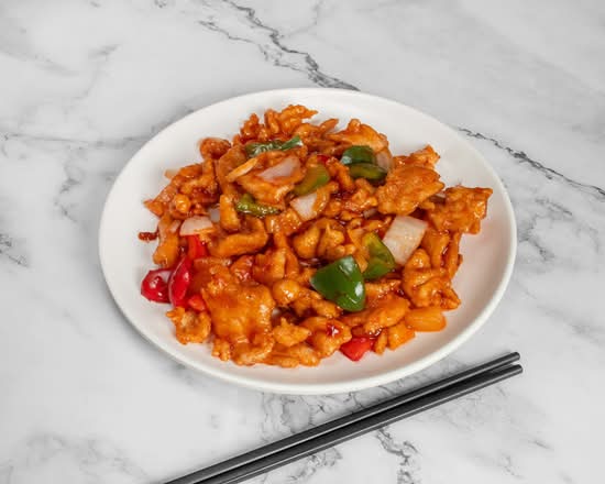 202. Sweet and Sour Chicken with Pineapple (菠蘿咕嚕雞)